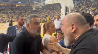 Fenerbahçe Beko, Beşiktaş Fibabanka maçında yöneticiler arasında gerilim