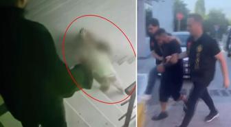 Kızına tekme atıp merdivenden yuvarlayan acımasız babanın ilk ifadesi
