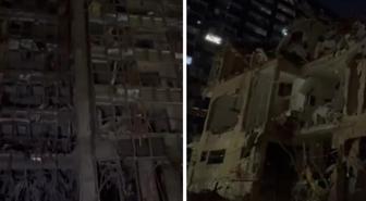 İran'ın vurduğu bölgede büyük yıkım! Kameralara böyle yansıdı