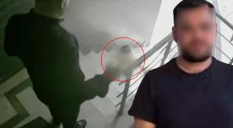 Kızına tekme atarak merdivenlerden yuvarlayan babadan skandal ifade
