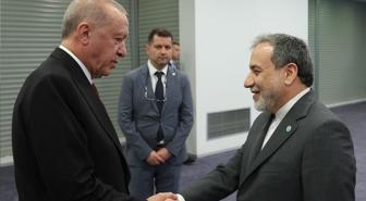 Cumhurbaşkanı Erdoğan, İran Dışişleri Bakanı Arakçi'yi kabul etti