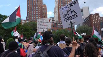 ABD halkı İran'la savaşmak istemiyor! New York'ta protesto gösterileri başladı