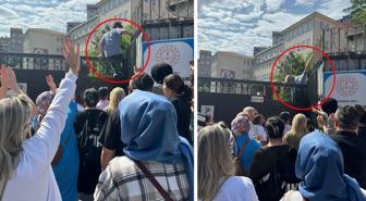 Sınava 1 dakika geç kalan gençler okulun duvarından atladı