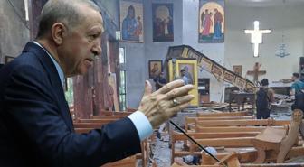 Cumhurbaşkanı Erdoğan'dan Şam'daki kilise saldırısına tepki