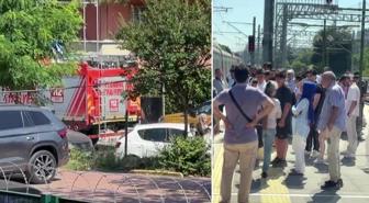 Marmaray'da intihar! Bir anda kendini raylara bıraktı