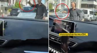 Tartıştığı kadın sürücülere silah çekti: İnin lan aşağıya