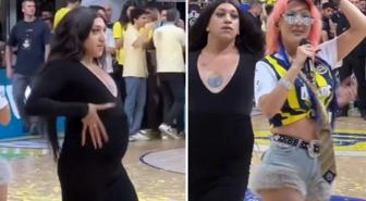 Fenerbahçe'nin şampiyonluk kutlamalarına damga vuran dansçı