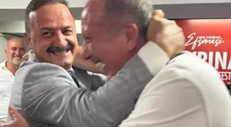 Kırkpınar'da karşılaşan Ağıralioğlu ve İnce güreşe tutuştu