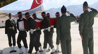 Hakkari'de şehitlerimiz için ikinci tören: 6 kahraman memleketlerine uğurlandı