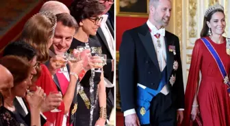 Resmi protokolde incelik mi, fazla samimiyet mi? Macron ve Kate'in tartışmalı anı