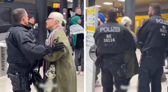Almanya'da Filistin destekçilerine polis şiddeti! O anlar kameralarda