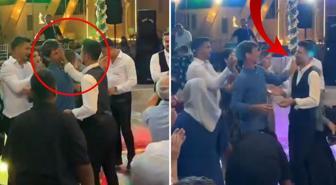 Damat düğünde babasını çileden çıkardı, en sonunda tokadı yedi