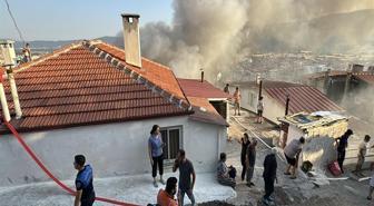 Muğla'da çıkan yangın nedeniyle 2 kişi hastanelik oldu