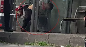 Taburcu olduktan dakikalar sonra durakta can verdi