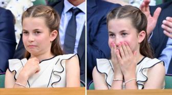 Prenses Charlotte Wimbledon finalinde sempatik hareketleri ile herkesi büyüledi