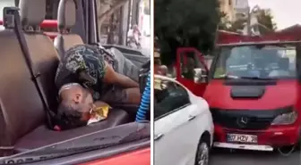 Safari aracını kullanırken baygınlık geçirdi, park halindeki arabalara çarptı