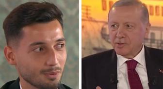 Cumhurbaşkanı Erdoğan ile futbolcu Tayyip Talha arasında dikkat çeken diyalog