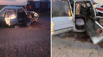 Aksaray'da düğün konvoyunda feci kaza! 2 kişi ağır yaralı