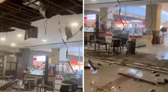 Beylikdüzü'ndeki alışveriş merkezinde asma tavan çöktü! 1 kişi yaralandı