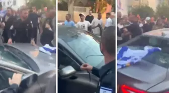İsrailliler Arap milletvekilinin aracına saldırıp, 'Araplara ölüm' sloganları attı