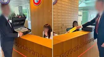 UEFA'ya bir çanta para götürdüler: Hepsi sahte çıktı