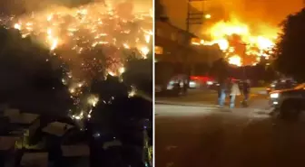 Bursa'da felaket gecesi! Yangın yerleşim yerlerine yaklaşıyor