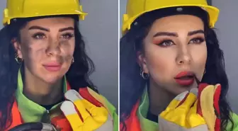 Fenomenin 'İtfaiyeci makyajı' izleyenleri çileden çıkardı