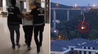 Beykoz'da işaret fişeği atarak orman yangınına sebep olan şahıs tutuklandı