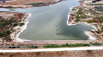 Tekirdağ'daki Türkmeneli Göleti'nde su seviyesi yüzde 5'in altına düştü