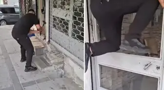 Yer: İstanbul! Sinyalin içeriden geldiğini tespit edince dükkanın kapısını kırıp içeri girdi