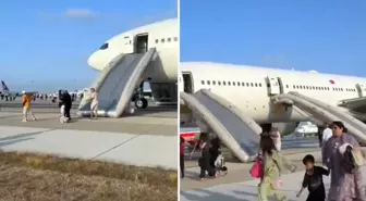 THY uçağında korku dolu anlar! Yolcular acil tahliye edildi