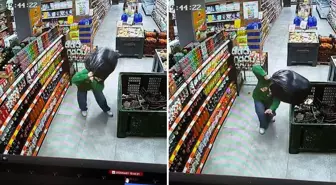Zincir markette yürekleri sızlatan görüntü