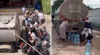 Kentte kriz derinleşiyor! Vatandaşlar tanker ve çeşme önlerinde kuyrukta