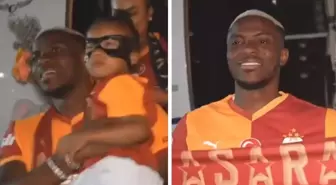 Büyük coşku! Galatasaray'ın yeni yıldızı Osimhen İstanbul'da
