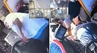 Görüntü Türkiye'den! Otobüs şoförü, seyir halindeyken direksiyon başında öldü