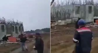 Türk işçiler, 8.8'lik deprem anını kaydetti