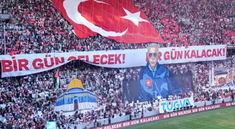 Cumhurbaşkanı Erdoğan'a özel koreografi: Bir yanda Ayasofya, diğer yanda Mescid-i Aksa