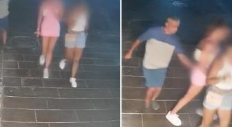 Görüntü Türkiye'den! Turisti taciz edip kaçtı: Bu nasıl bir açlıktır, sapıklıktır