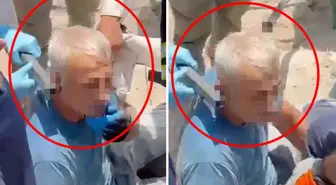 Arkeolojik kazı çalışmalarında başına demir saplanan işçi yaralandı