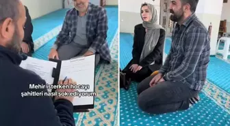 Gelinin mehir talebi imamı da şaşırttı: Damat sen ne diyorsun bu işe?