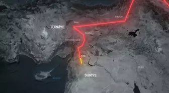 Türkiye-Suriye doğal gaz hattı açıldı