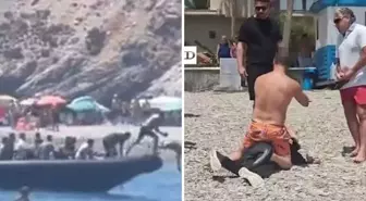 Kaçış planı suya düştü: Turistler göçmenleri tek tek avladı