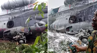 Gana'da askeri helikopter düştü: 8 ölü