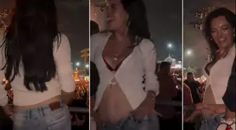 Melis Sezen, Jennifer Lopez konserinde kendinden geçti