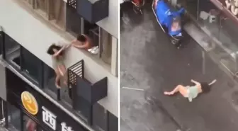 Kocasını metresiyle yakalayan kadın 4. kattan atladı