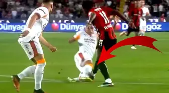 Gaziantep FK, Galatasaray'a karşı 40. saniyede penaltı bekledi
