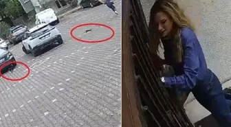 Genç kadın peşindekilerden dakikalarca kaçtı, videoyu izleyen gülmekten kırıldı