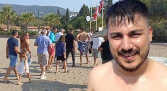 Davul zurnayla plaja gelip damadı denize attılar