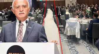 DEİK'in iş dünyasını buluşturduğu programda oturma düzeni tepki çekti