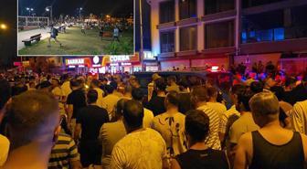 Taşkınlık çıkaran grup ilçeyi karıştırdı! Polis ve jandarma havaya ateş açtı